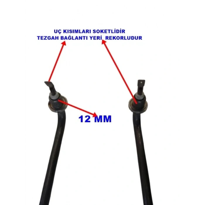 ENDER Benmari 30 Cm Rekorlu Kıvrık Rezistans 1000W 220V 8,5? Cr-Ni