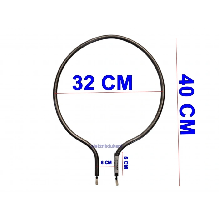 ENDER Fırın Boru Rezistansı 750w 32cm (Ampul Tipi Kalın) 220 Volt 11? DKP