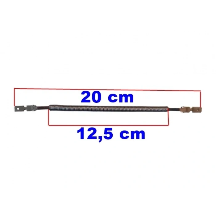 ENDER Kaliteli 500w 110 Volt Soba Rezistansı Kısa Cam Teli (500 Watt Cam Rezistans Teli NORM)
