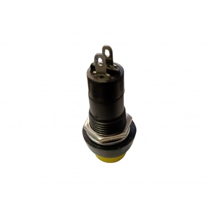 ENDER Plastik SARI Yuvarlak Yaylı Buton Anahtar 12mm