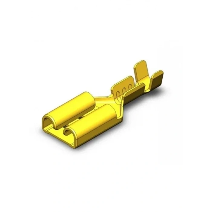 ENDER Sarı Mini Geçmeli Dişi Jak Terminal Küçük 4.8mm