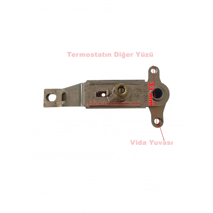 ENDER Ütü Termostatı Kısa Mil (Mil Boyu: 11mm)
