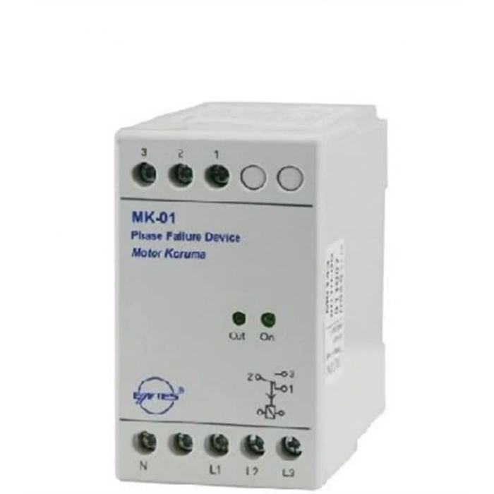 ENTES MK-01 Motor Koruma Rolesi %20 Sabit Değerli 1no-1nc Kontaklı 220 Volt
