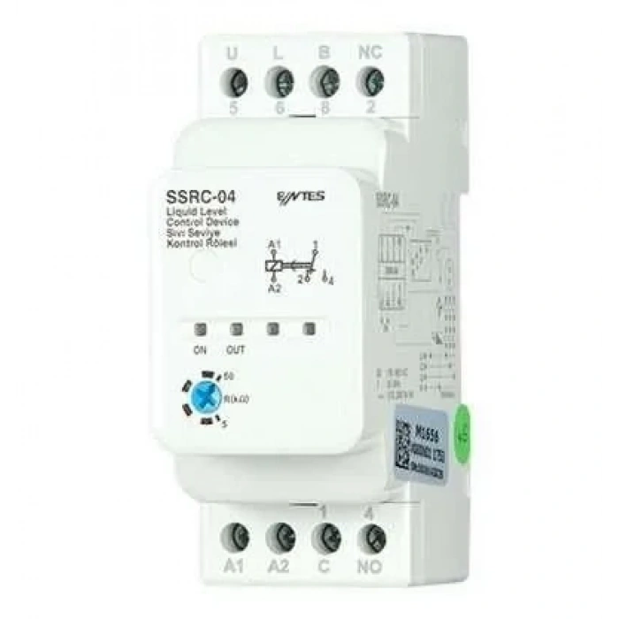 ENTES SSRC-04 Sıvı Seviye Algılama Rölesi Hassasiyet Aayarlı 220v (Elektrotlar Hariç)