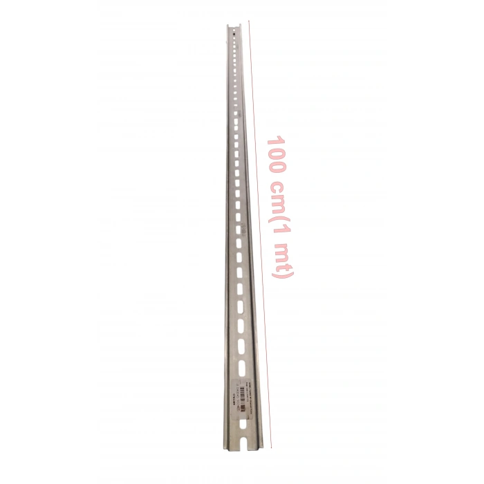 GENEL Delikli W-Otomat Pano Rayı 1mt (35X7.5)