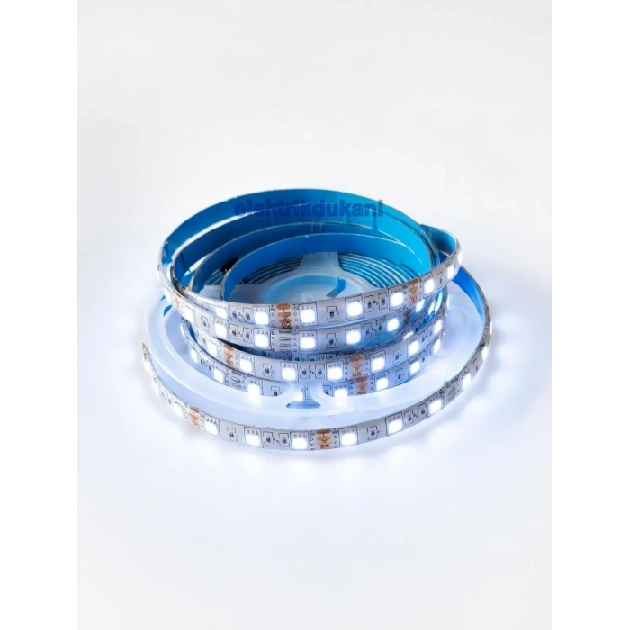 GLOBAL K2 RGB Dış Mekan Şerit Led 10 Çipli 1mt 12V Dc IP44 (60 led/1mt 12 Volt)