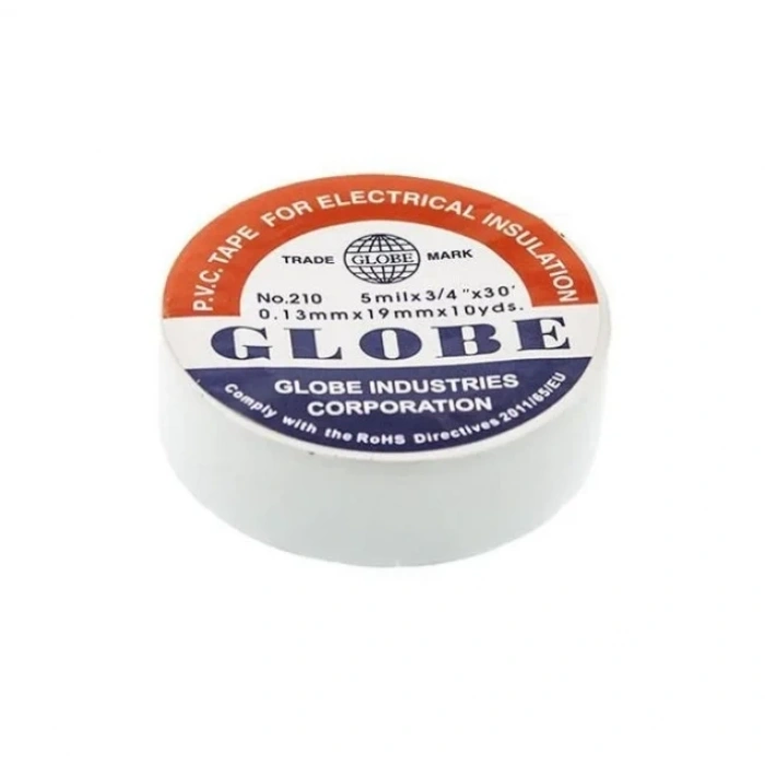 GLOBE 18MM İzole Bant BEYAZ Elektrik Bandı