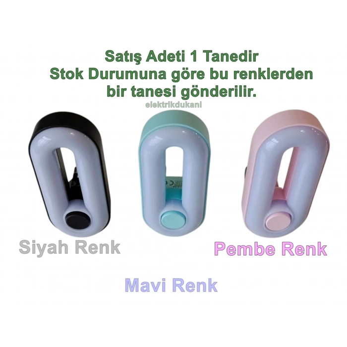 GOLDSILVER Üç Renk Işık Işık 1 Watt Anahtarlı Ledli Gece Lambası 220v 1w