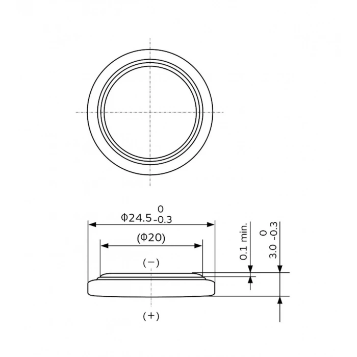 GP CR-2430 3V Araç Kumanda Pili (Para Pil)  1 Adet