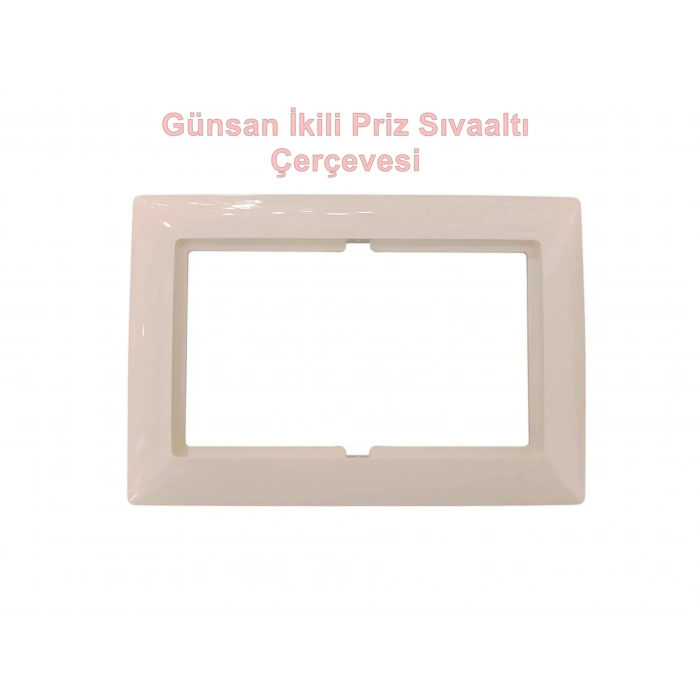 GÜNSAN VİSAGE KREM SIVA ALTI İKİLİ ÇERÇEVE
