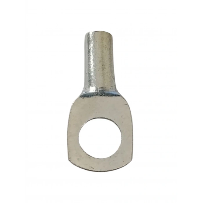 GWEST SKP-10 10mm M8 10luk Sıkmalı Kablo Pabucu Bakır Kalay Kaplı (10mm Papuç)