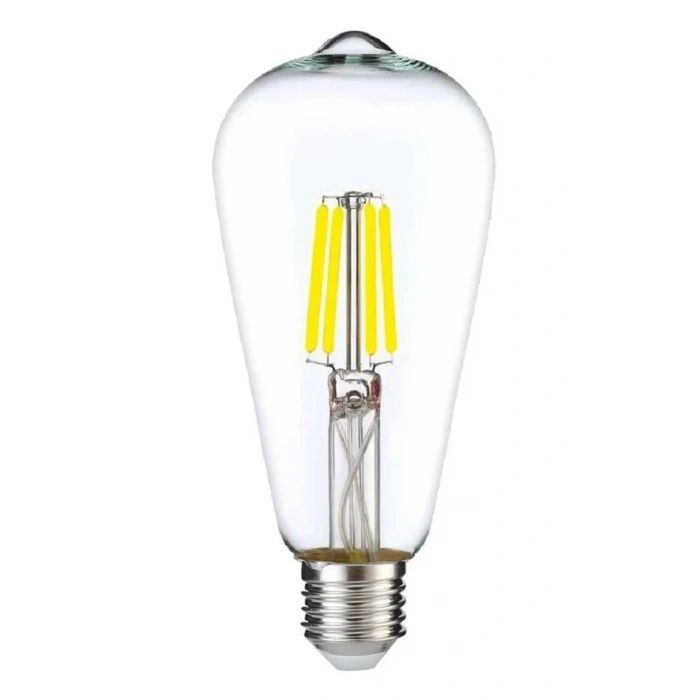 HEKA 6W RUSTİK LED AMPUL BEYAZ 6500K ŞEFFAF