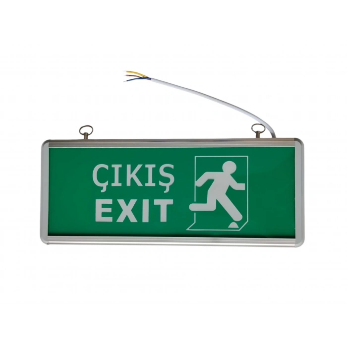 HLİTE Exıt Çıkış Şarjlı Yönlendirme Armatürü Levhası 3w 220v IP20