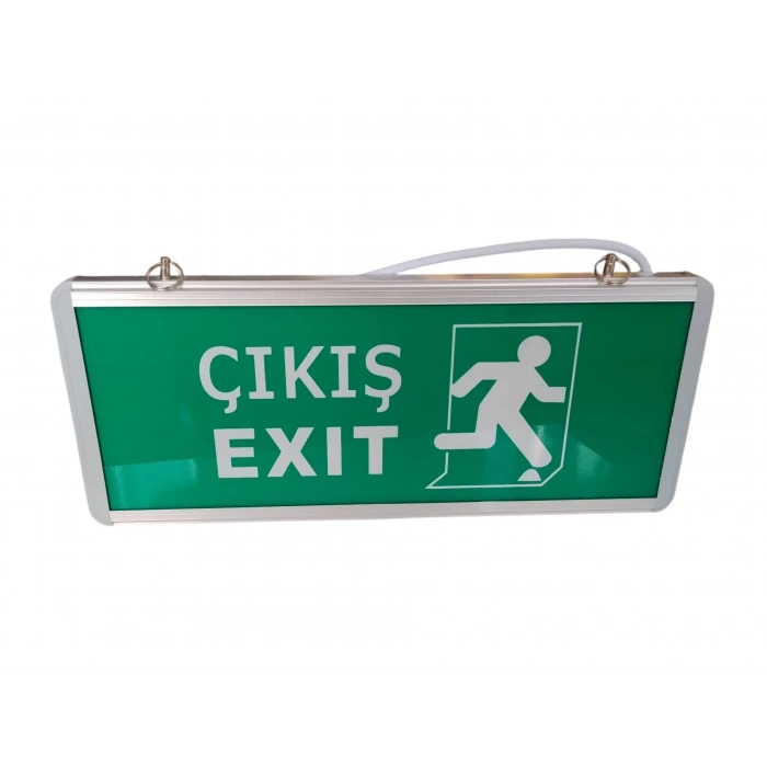 HLİTE Exıt Çıkış Şarjlı Yönlendirme Armatürü Levhası 3w 220v IP20