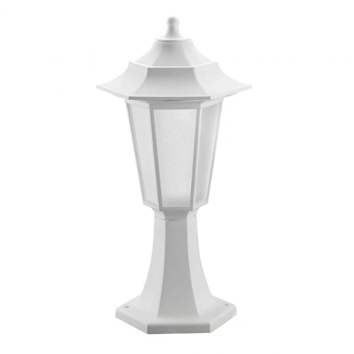 HOROZ BEGONYA-1 BAHÇE ARMATÜRÜ BEYAZ E27