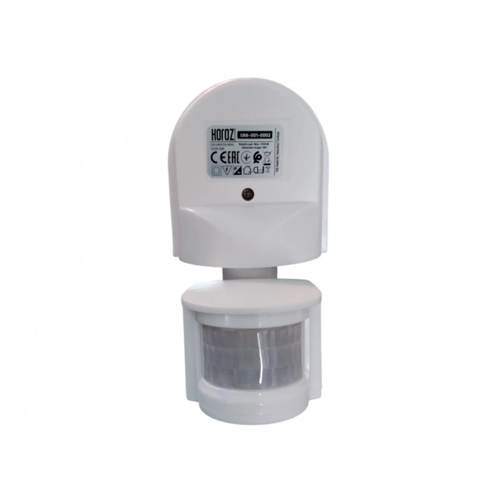 HOROZ Corona 180 Derece Görüş Açılı Sıva Üstü Hareket Sensörü 1000w IP44