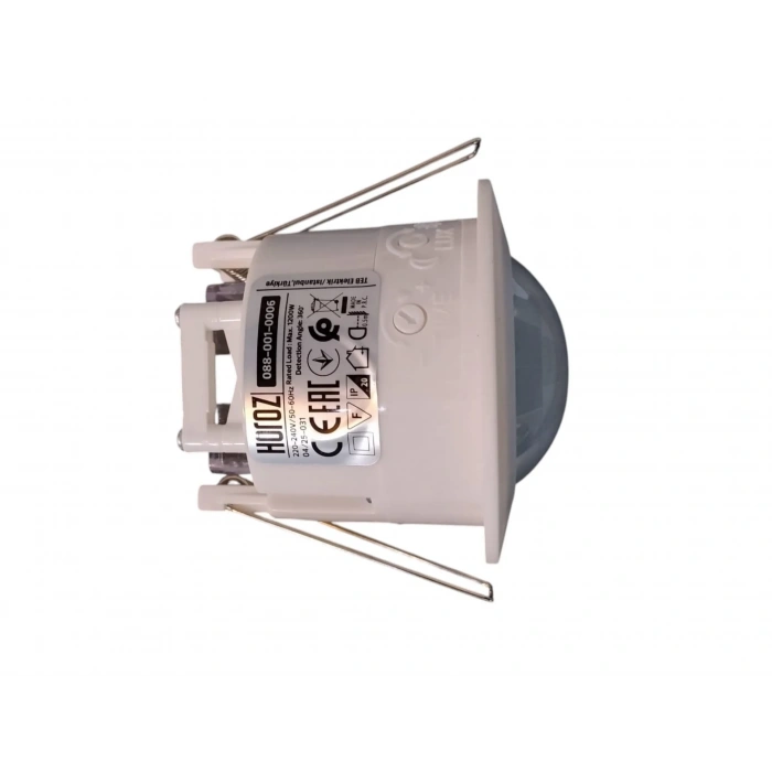 HOROZ Corsa 360 Derece Görüş Açılı Sıva Altı Hareket Sensörü 1200w 220 Volt IP20