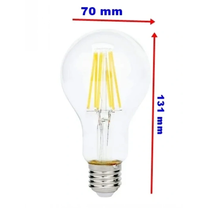 HOROZ Filament Globe-15 GÜNIŞIĞI 15w Rustik Led Ampul E-27 2700k 15 Watt 220 Volt