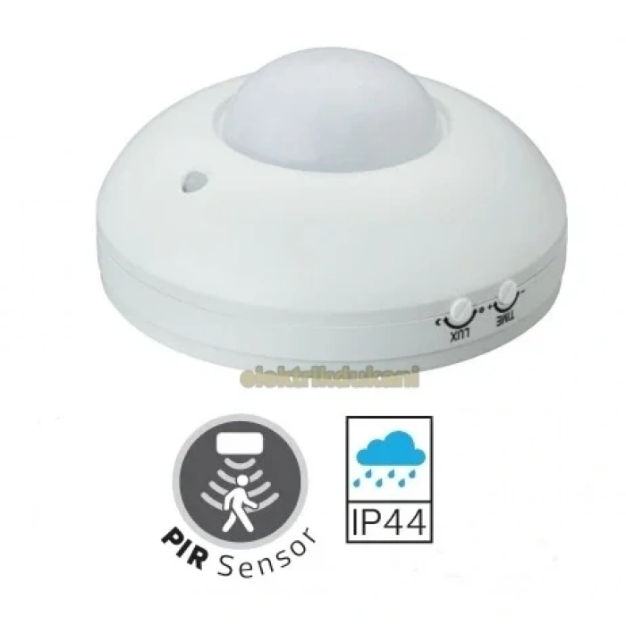 HOROZ Focus 360 Derece Görüş Açılı Sıva Üstü Hareket Sensörü 1000w IP44