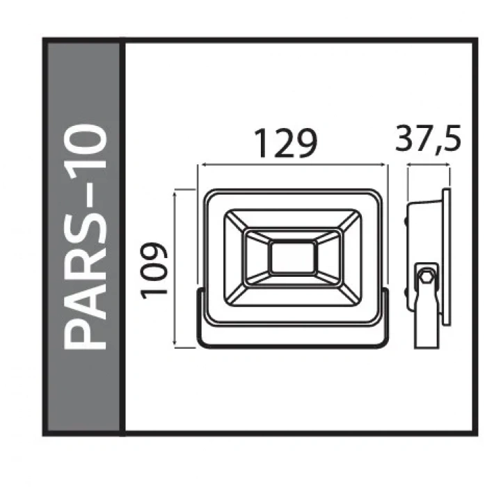 HOROZ PARS-10 10w BEYAZ Led Projektör SMD 6400k IP65