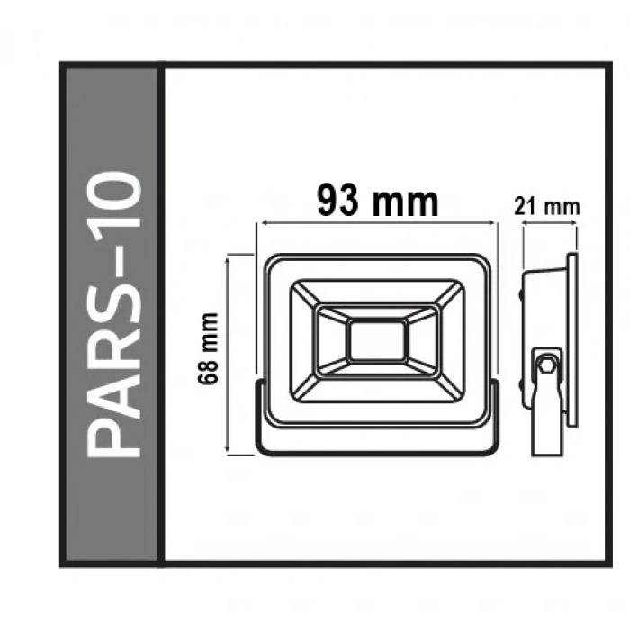 HOROZ PARS-10 10w Yeşil Led Projektör SMD  IP65