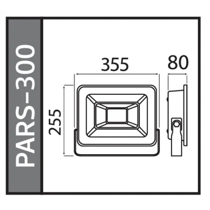 HOROZ PARS-300 300w BEYAZ Led Projektör SMD 6400k IP65