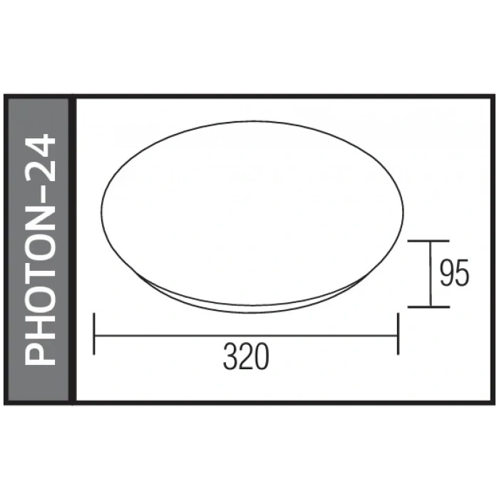 HOROZ Photon24w Led Glop BEYAZ 6400K Beyaz Işık IP20