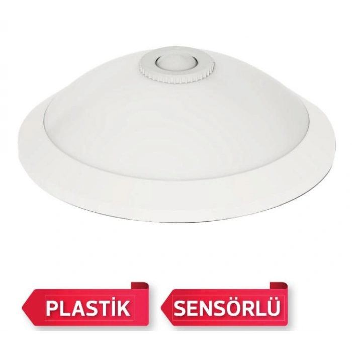 HOROZ PLASTİK TAVAN SENSÖRLÜ ARM. OPAL CAM BEYAZ