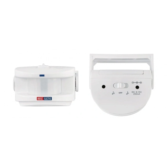 HOROZ Play Kablosuz Pır Kapı Zili Kapı Dedektörü 4.5v Dc IP20 3 Adet AAA Pil İle Çalışır