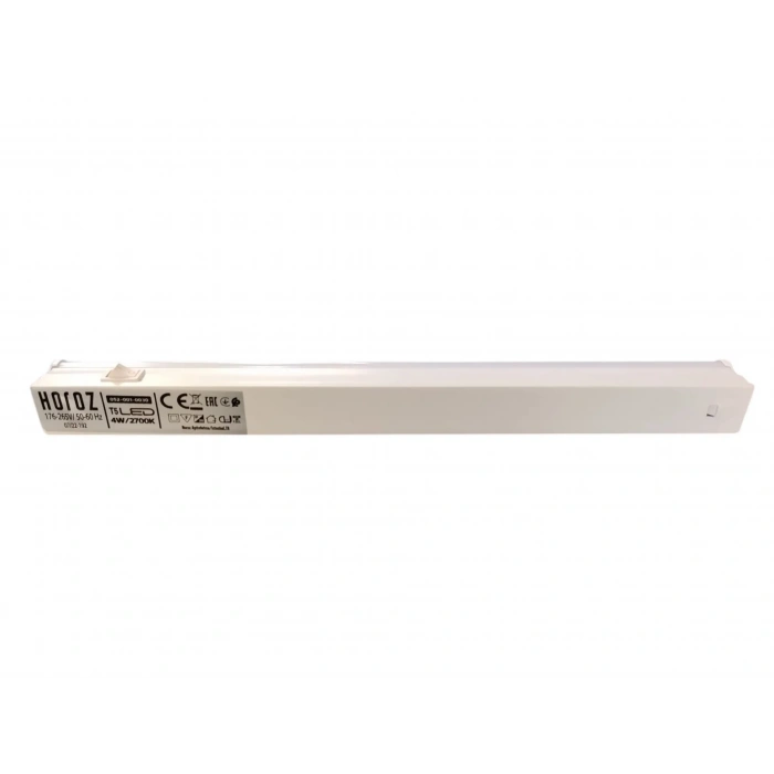 HOROZ Sigma-4 30cm GÜNIŞIĞI 4w T5 Led Bant Armatür Anahtarlı 2700k IP20