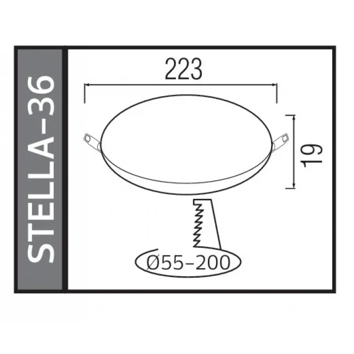 HOROZ Stella-36 36w GÜNIŞIĞI Işık Çerçevesiz Ayarlanabilir Sıva Altı Led Panel Spot 36 Watt 2700k 3820lm 220V IP20