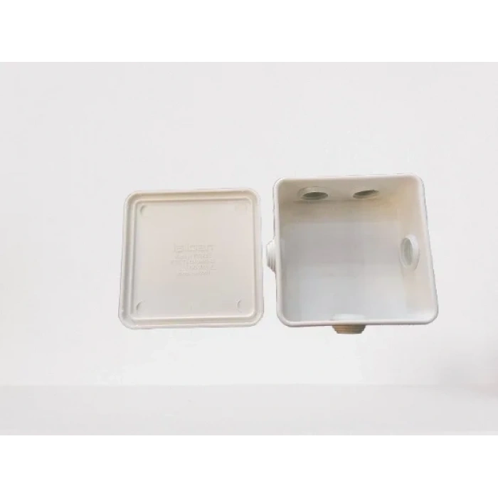 IŞILDAR Plastik Beyaz 85x85 Kare Atigron Buat Delikli + Plastik Rekorlu