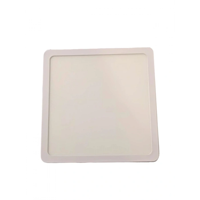 K2 18w 22x22 Kare Sıva Üstü Led Panel Günışığı 3000k Beyaz Kasa IP20 S.Ü.