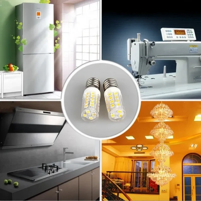 K2 E-14 2.5w Mısır Led Ampul BEYAZ 6500k (İnce Duy Buz Dolabı Ampulu Beyaz Işık)