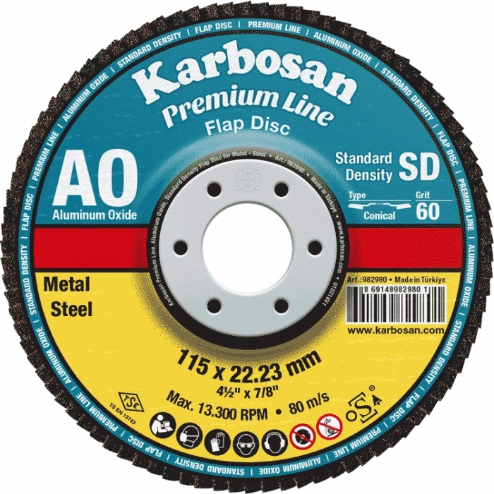 KARBOSAN FLAP DİSK ZIMPARA 115/60 P AO