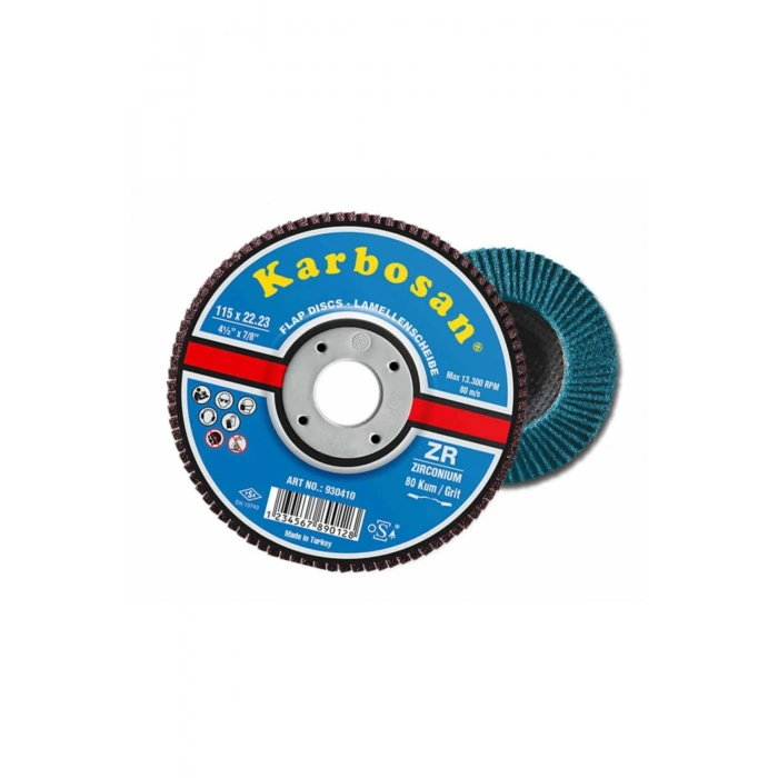 KARBOSAN FLAP DİSK ZIMPARA 115/80 P ZR