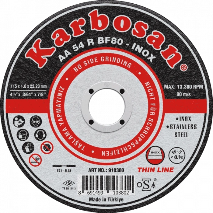 KARBOSAN INOX KESİCİ DİSK 115*1,0