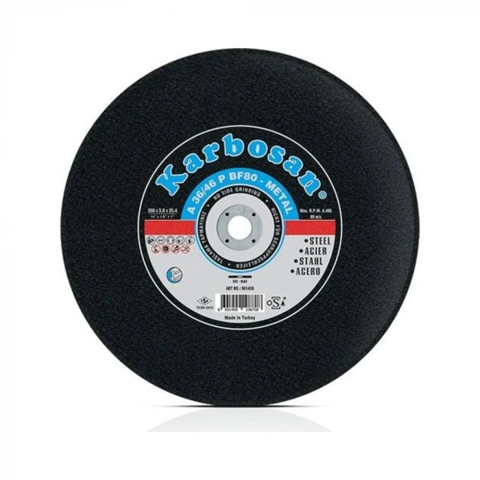 KARBOSAN METAL SABİT TEZGAH DİSKİ 300*3,0*25,4