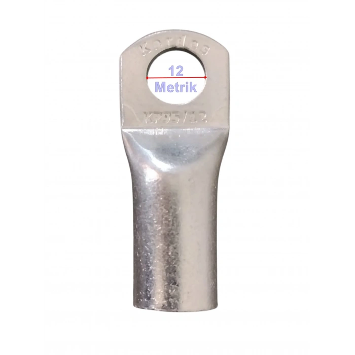 KARDEŞ SKP-95 95lik Sıkmalı Kablo Pabucu M-12 (95mm Papuç)
