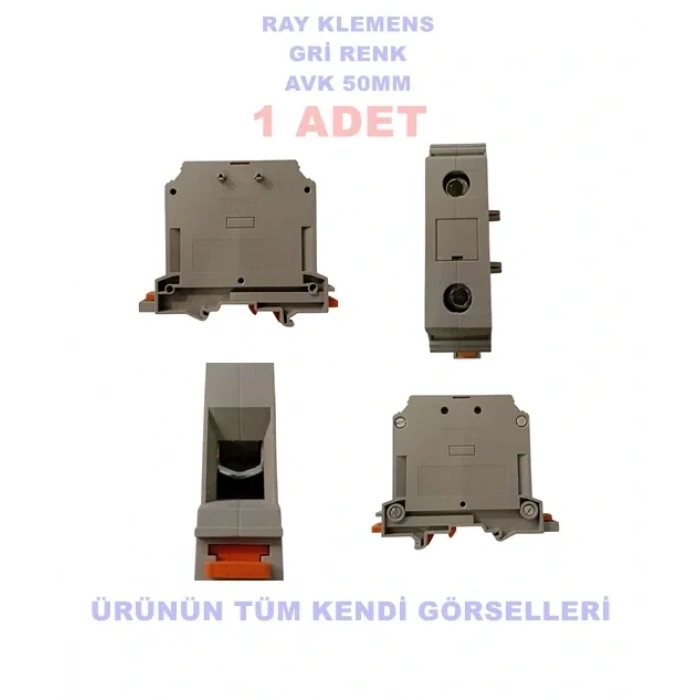 KLEMSAN AVK 50mm Ray Klemens GRİ PEK-50 MM