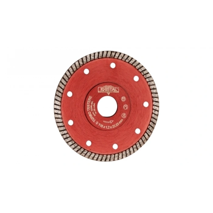 KRİSTAL ELMAS TURBO TESTERE 1,4MM 115 ÇAP