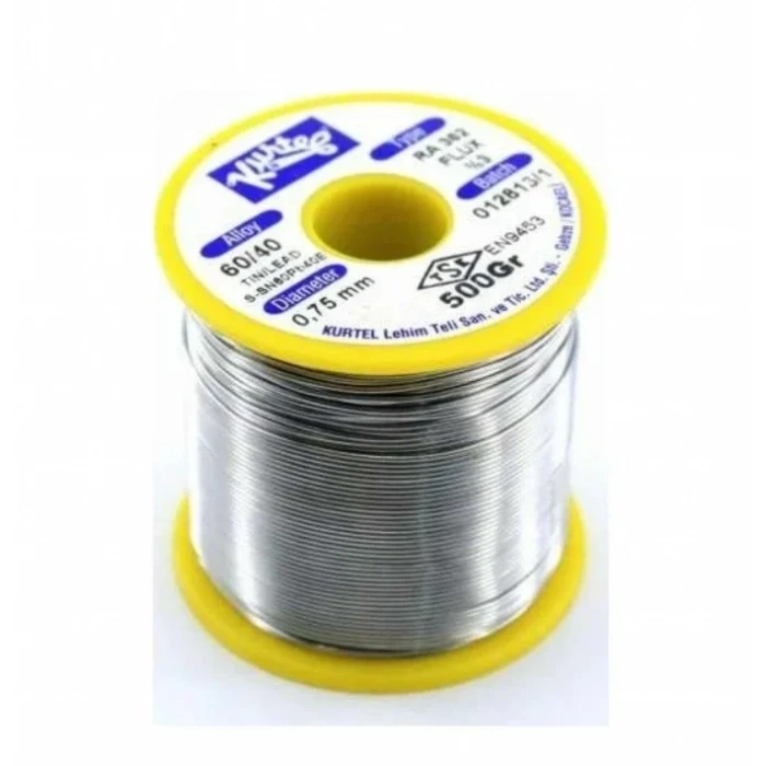 KURTEL 500 gr Makara 60/40 1.2 mm Lehim Teli (Pastalı)