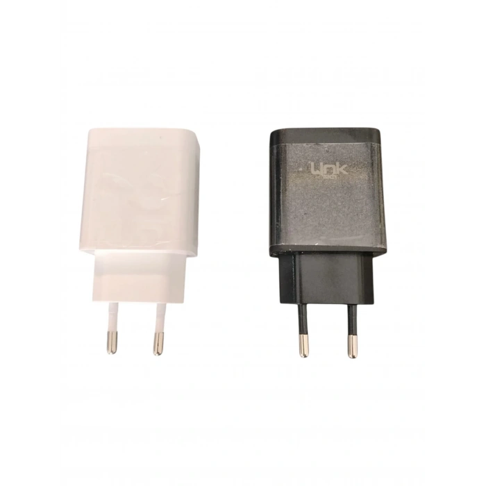 LİNKtech 25W USB + TYPE-C Çıkışlı Süper Turbo Hızlı Şarj Aleti (Yalnızca Adaptör Kablo Hariç Cep Telefon Şarj Aleti)