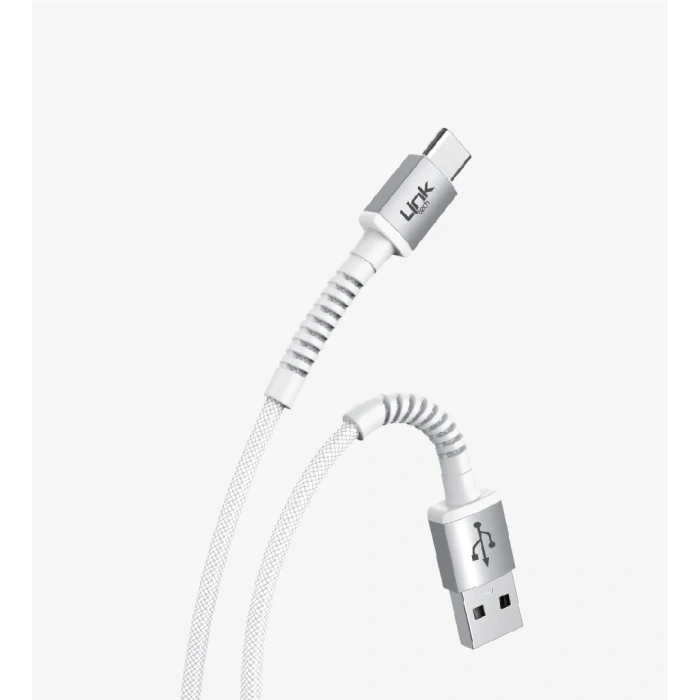 LİNKTECH USB - TYPE-C 3A 1mt Şarj Data Kablosu Karışık Renkler