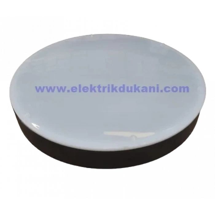 LUSTER 18W S.Ü. DOLUNAY LED ARMATÜR SİYAH KASA 6500K