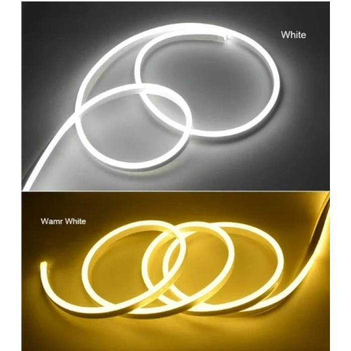 LUSTER 220V NEON LED HORTUM LED BEYAZ 1 METRE