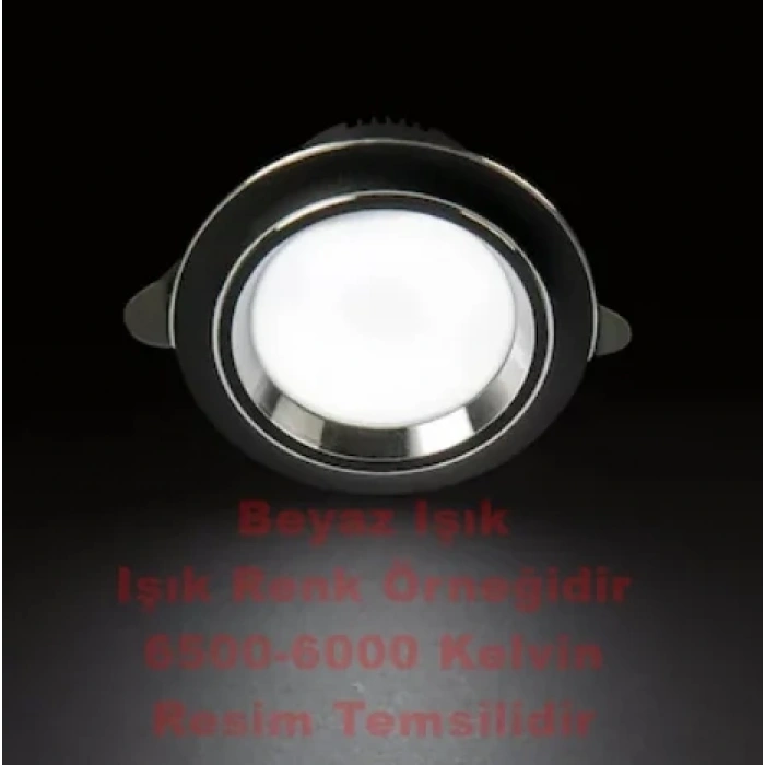 LUSTER 7W SPOT BELİNDA SİYAH KASA 6500K
