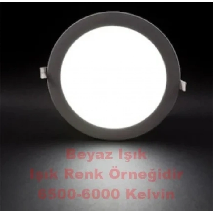 LUSTER 9W YUVARLAK LED PANEL SPOT 6500K