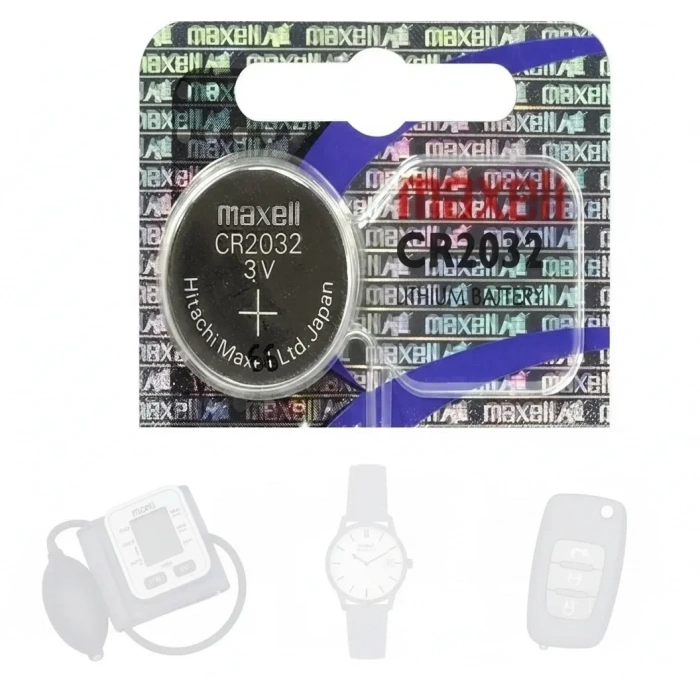 MAXELL CR-2032 Lityum 3v 3 Volt Araba Kumanda Pili Para Düğme Pil