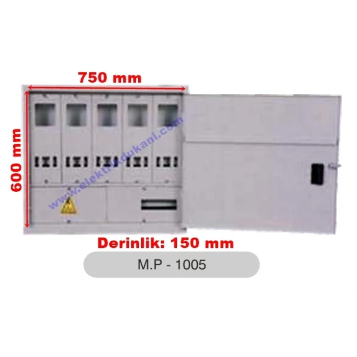 MERT 1005 S.A. 5 MONOFAZE SAYAÇLI PANO